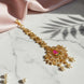 Crimson Charm Gold Tika - Opal Touch