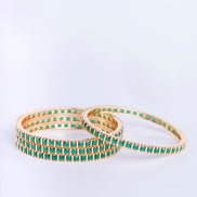 Opal Touch - Crimson Desire Bangles (Pack of 4) - Bangles