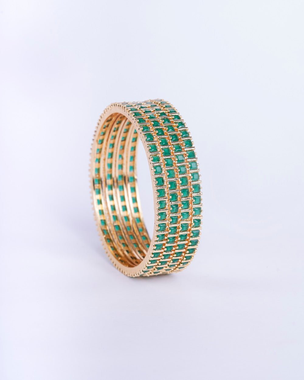 Opal Touch - Crimson Desire Bangles (Pack of 4) - Bangles