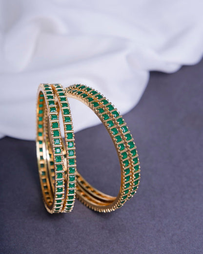 Opal Touch - Crimson Desire Bangles (Pack of 4) - Bangles