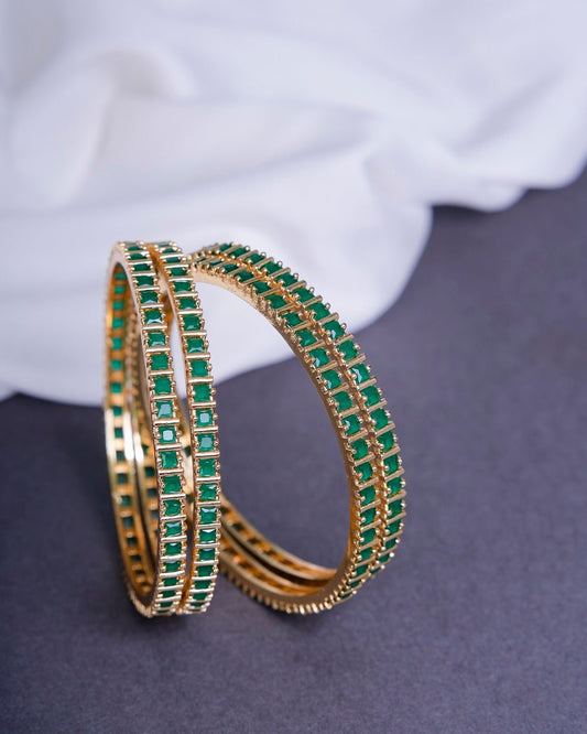 Opal Touch - Crimson Desire Bangles (Pack of 4) - Bangles