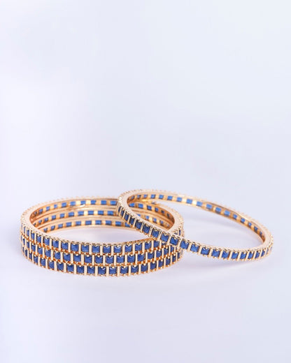 Opal Touch - Crimson Desire Bangles (Pack of 4) - Bangles