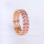 Opal Touch - Crimson Desire Bangles (Pack of 4) - Bangles