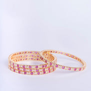 Opal Touch - Crimson Desire Bangles (Pack of 4) - Bangles