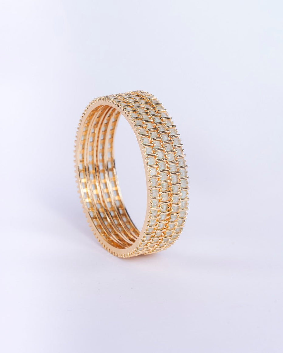Opal Touch - Crimson Desire Bangles (Pack of 4) - Bangles