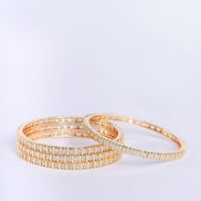 Opal Touch - Crimson Desire Bangles (Pack of 4) - Bangles
