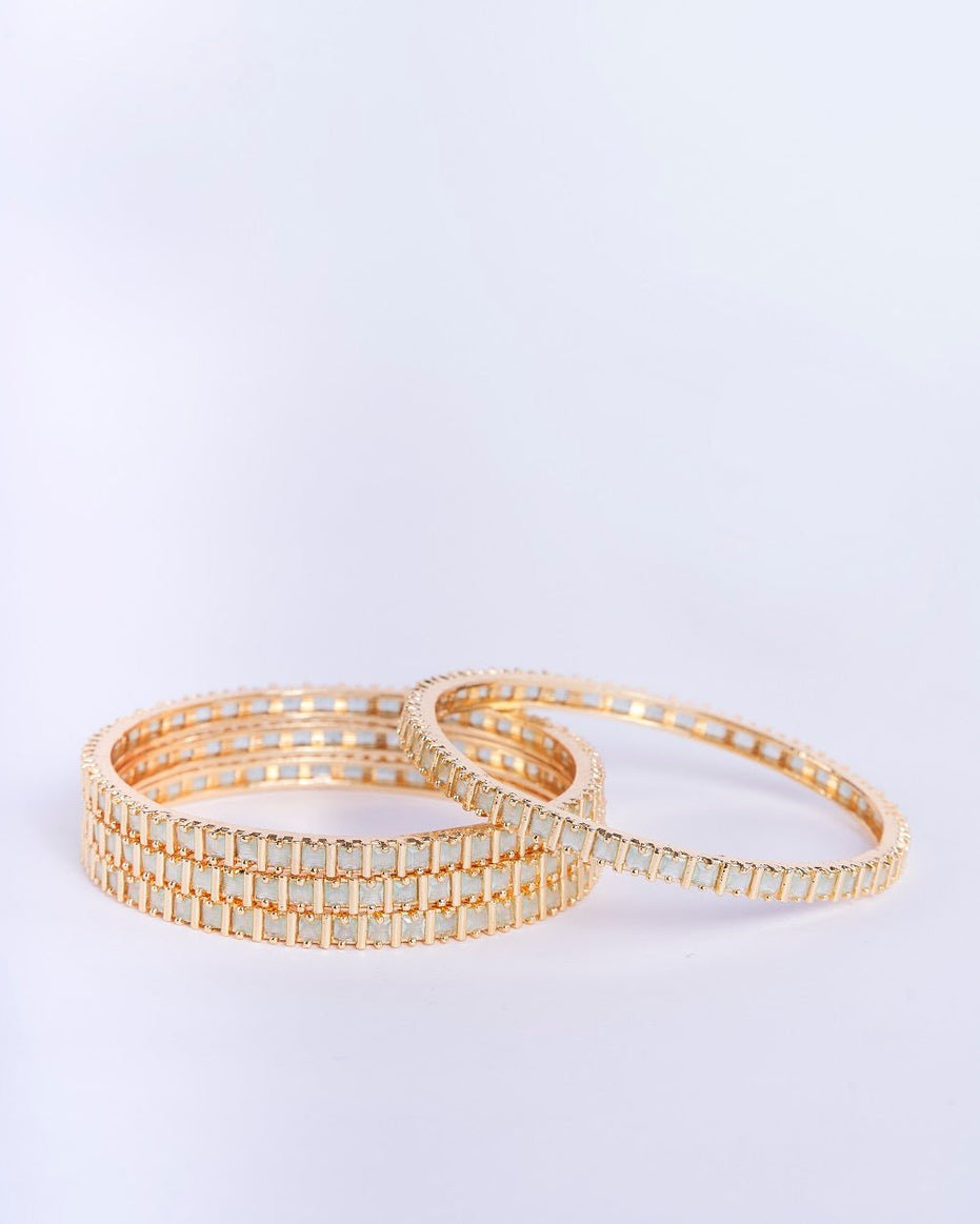 Opal Touch - Crimson Desire Bangles (Pack of 4) - Bangles