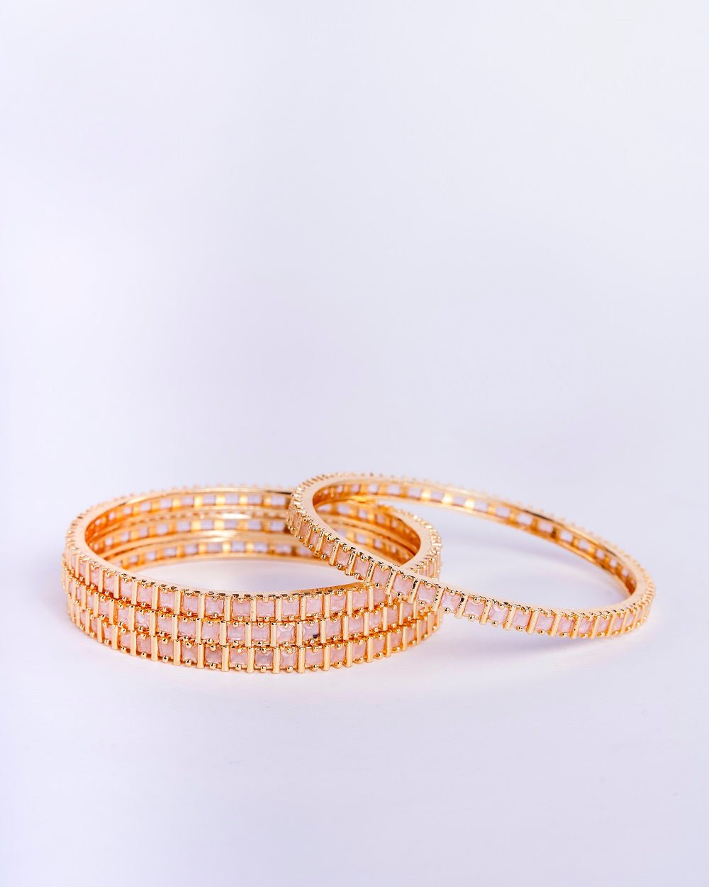 Opal Touch - Crimson Desire Bangles (Pack of 4) - Bangles