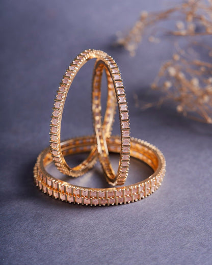 Opal Touch - Crimson Desire Bangles (Pack of 4) - Bangles