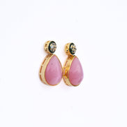 Locket Set - Crimson Empress Gold Plated Locket Set - Opal Touch