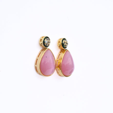 Locket Set - Crimson Empress Gold Plated Locket Set - Opal Touch