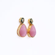 Locket Set - Crimson Empress Gold Plated Locket Set - Opal Touch