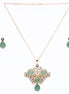 Locket Set - Crimson Empress Gold Plated Locket Set - Opal Touch