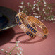 Opal Touch - Crimson Flower Gold Bangles (Pack of 2) - Bangles