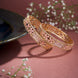 Opal Touch - Crimson Flower Gold Bangles (Pack of 2) - Bangles