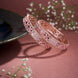 Opal Touch - Crimson Flower Rose Gold Bangles (Pack of 2) - Bangles
