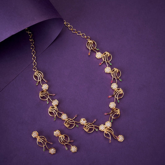 Opal Touch - Crimson Garden Necklace - Necklace