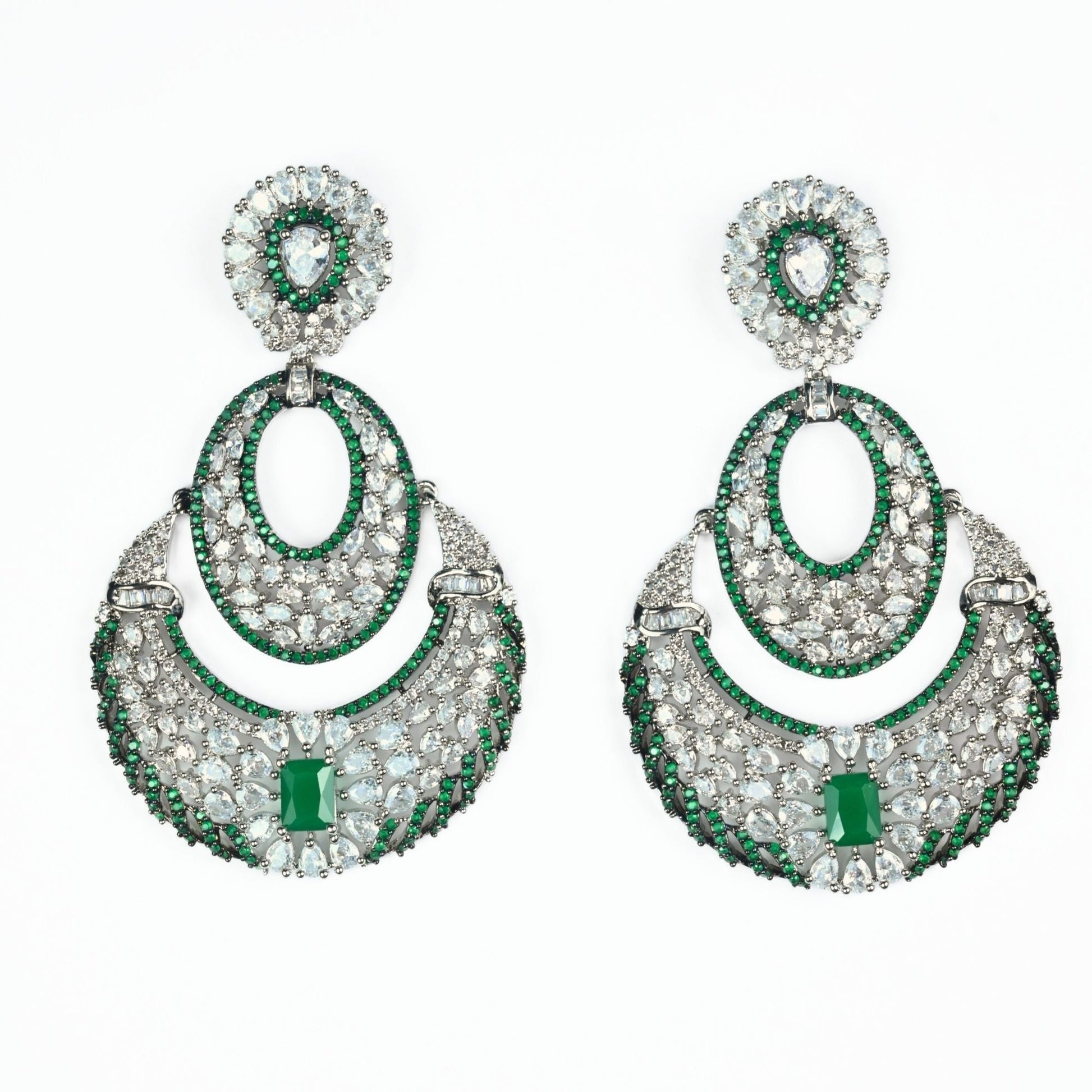 Earrings - Crimson Spark Earrings - Opal Touch