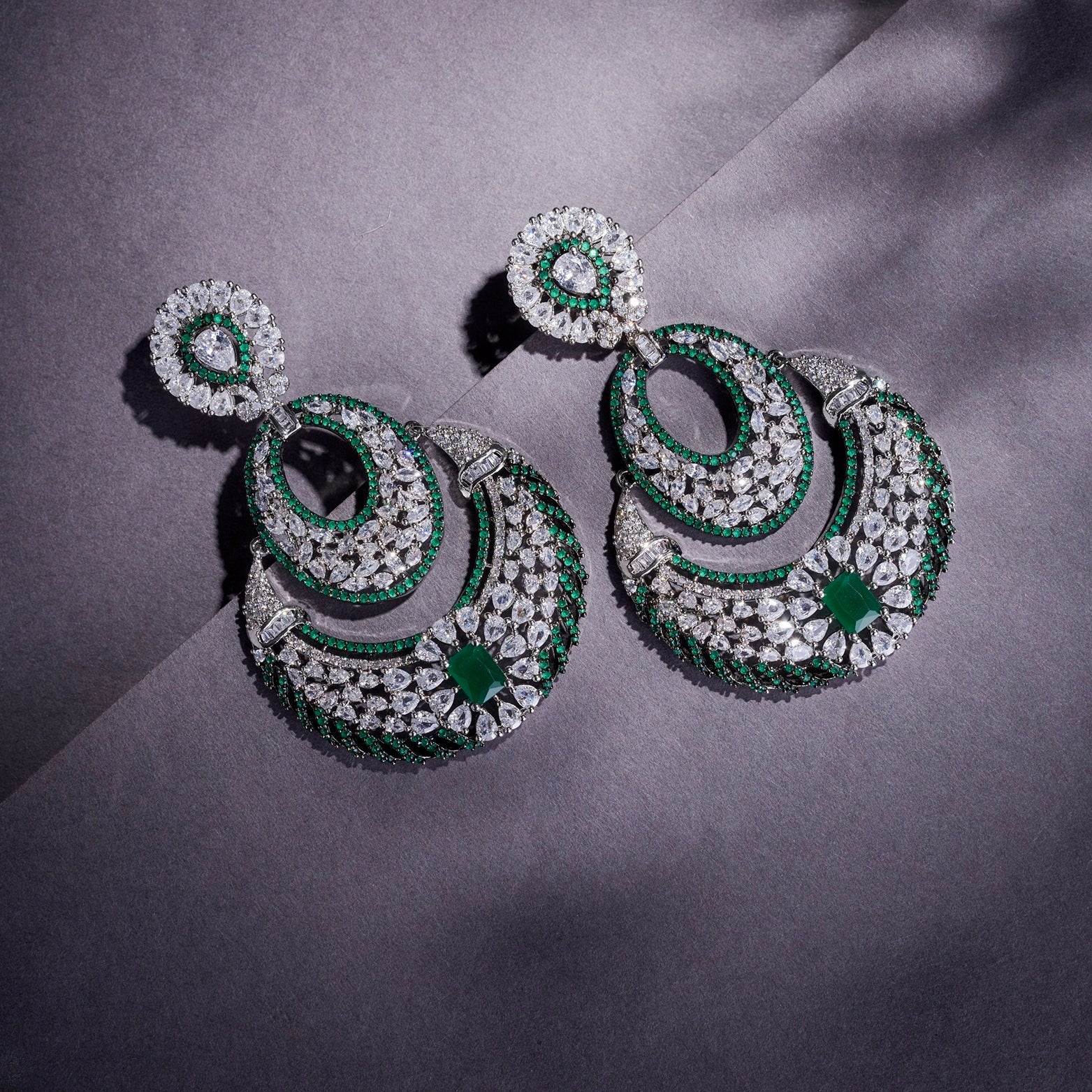 Earrings - Crimson Spark Earrings - Opal Touch