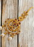 Opal Touch - Crimson Whisper Gold Plated Tika - Tika