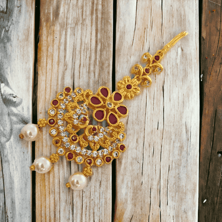 Opal Touch - Crimson Whisper Gold Plated Tika - Tika