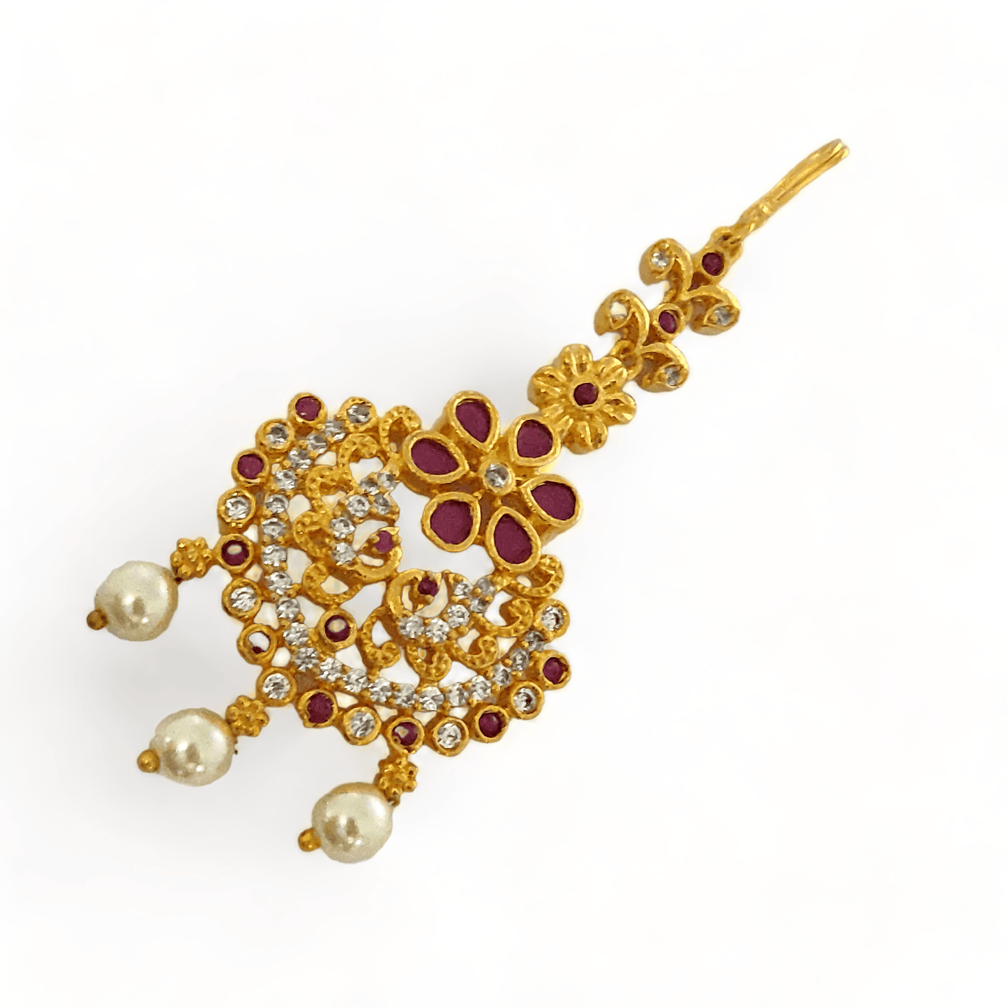 Opal Touch - Crimson Whisper Gold Plated Tika - Tika