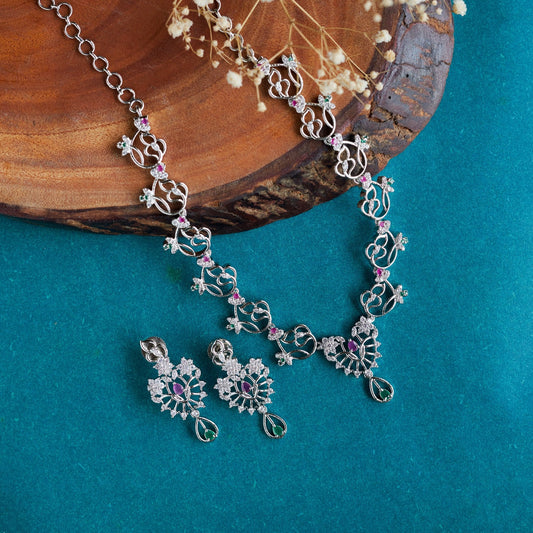 Necklace - Crown Jewel Necklace - Opal Touch