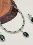 Opal Touch - Crystal Cascade Necklace - Necklace