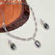 Opal Touch - Crystal Cascade Necklace - Necklace