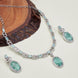 Opal Touch - Crystal Cascade Necklace - Necklace