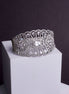 Bracelet - Crystal Cascade Rhodium Plated Bracelet - Opal Touch