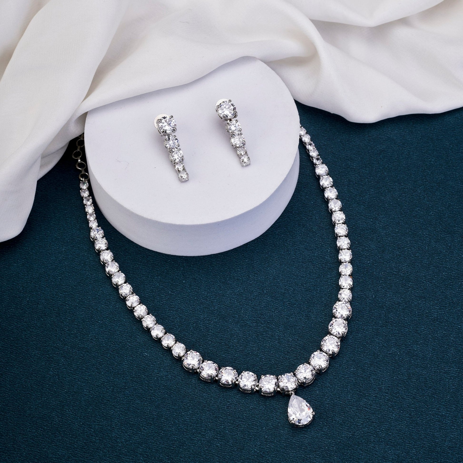 Necklace - Crystal Constellation Necklace Set - Opal Touch