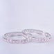 Opal Touch - Crystal Cubic Zirconia Rhodium Bangles (Pack of 2) - Bangles