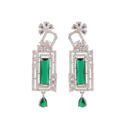 Opal Touch - Crystal Dangle Earrings -