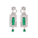 Opal Touch - Crystal Dangle Earrings -