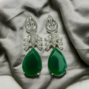Earrings - Crystal Dewdrop Danglers Earrings - Opal Touch