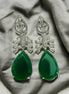 Earrings - Crystal Dewdrop Danglers Earrings - Opal Touch