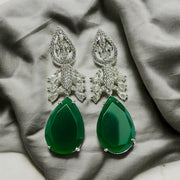 Earrings - Crystal Dewdrop Danglers Earrings - Opal Touch