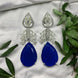 Earrings - Crystal Dewdrop Danglers Earrings - Opal Touch