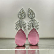 Earrings - Crystal Dewdrop Danglers Earrings - Opal Touch
