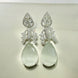 Earrings - Crystal Dewdrop Danglers Earrings - Opal Touch