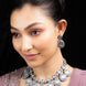 Necklace - Crystal Embellished Necklace Set with Earrings - Opal Touch