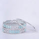 Opal Touch - Crystal Fancy Rhodium Bangles (Pack of 6) - Bangles