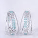 Opal Touch - Crystal Fancy Rhodium Bangles (Pack of 6) - Bangles