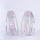Opal Touch - Crystal Fancy Rhodium Bangles (Pack of 6) - Bangles