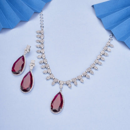 Opal Touch - Crystal Radiant Necklace - Necklace