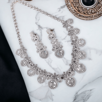 Opal Touch - Crystal Red Charm Necklace - Necklace