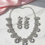 Crystal Red Charm Necklace - Opal Touch