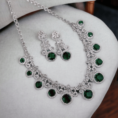 Opal Touch - Crystal Red Charm Necklace - Necklace