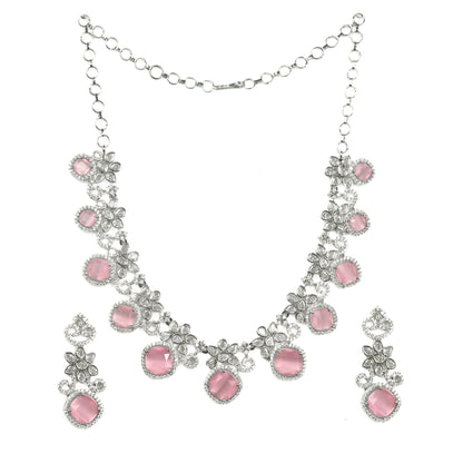 Crystal Red Charm Necklace - Opal Touch